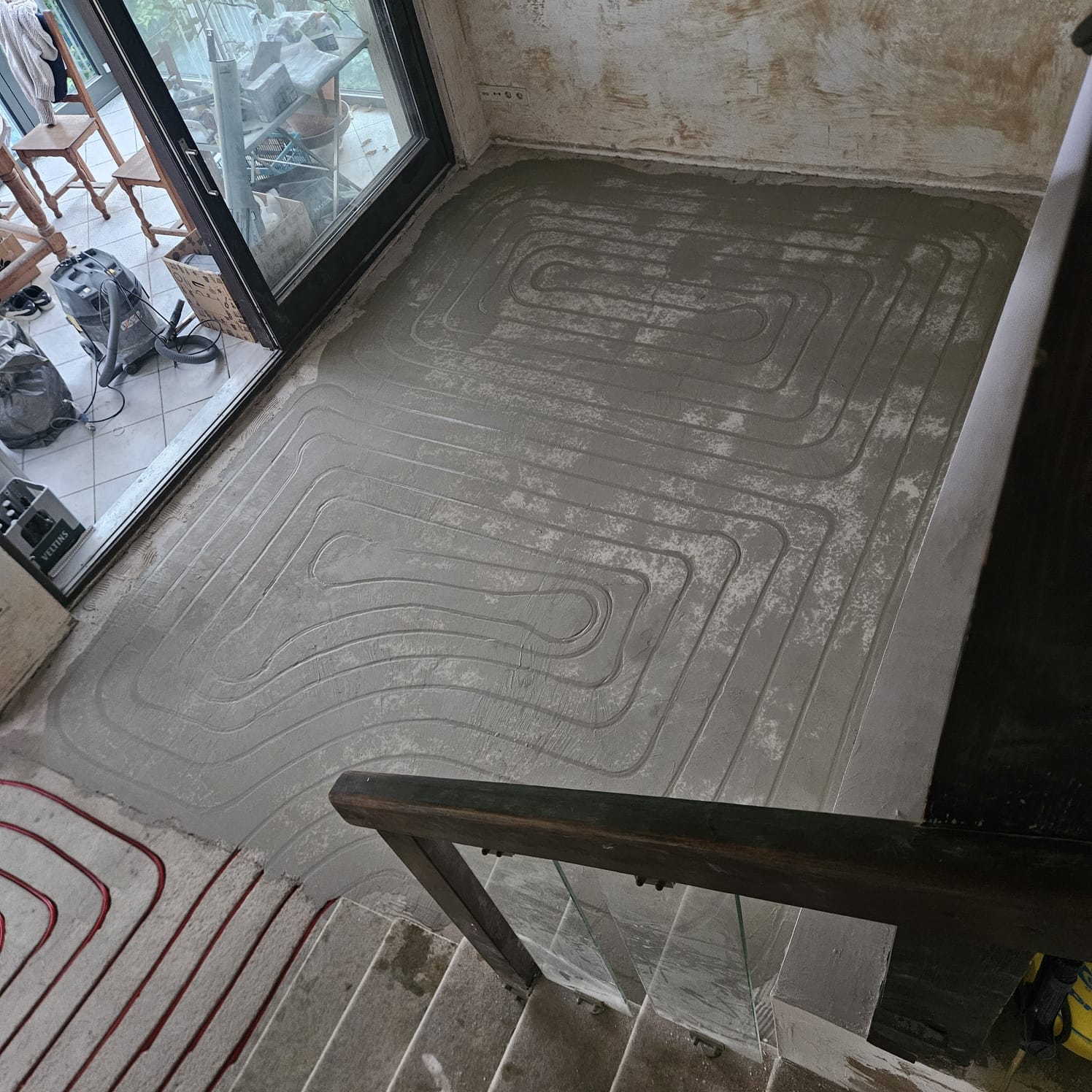 Fußbodenheizung im Estrich