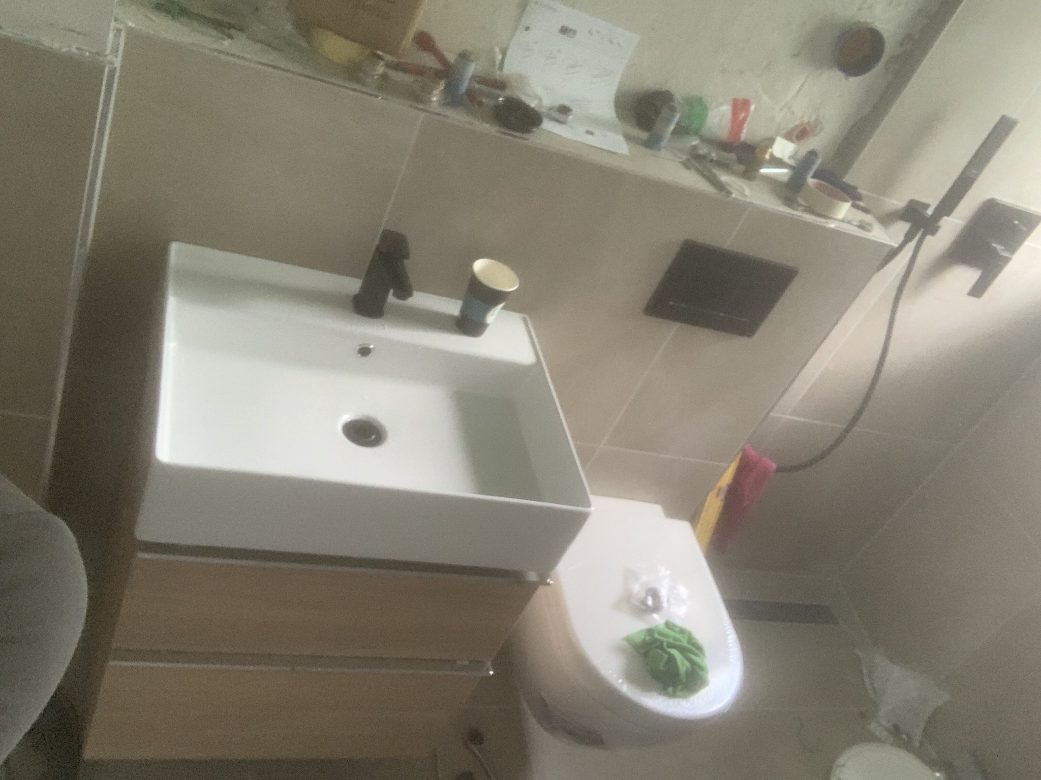 Waschtisch Geberit Gestell